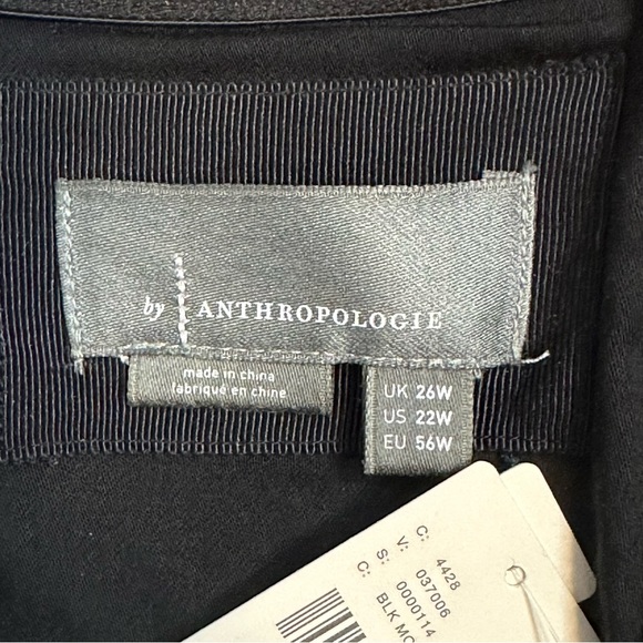 By Anthropologie Strapless Sequin Mini Dress Size: 22W New Black & Copper NWT - Picture 10 of 12